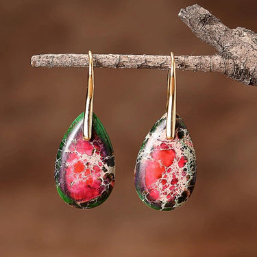 Stars In The Night Jasper Drop Earrings-Your Soul Place